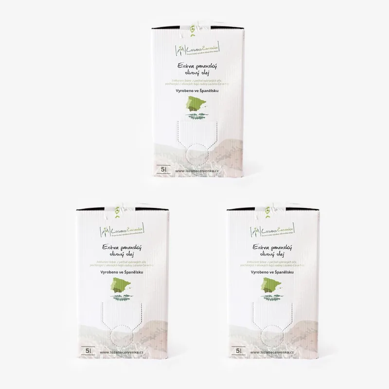 3× 5 l Extra panenský olivový olej nefiltrovaný Picual