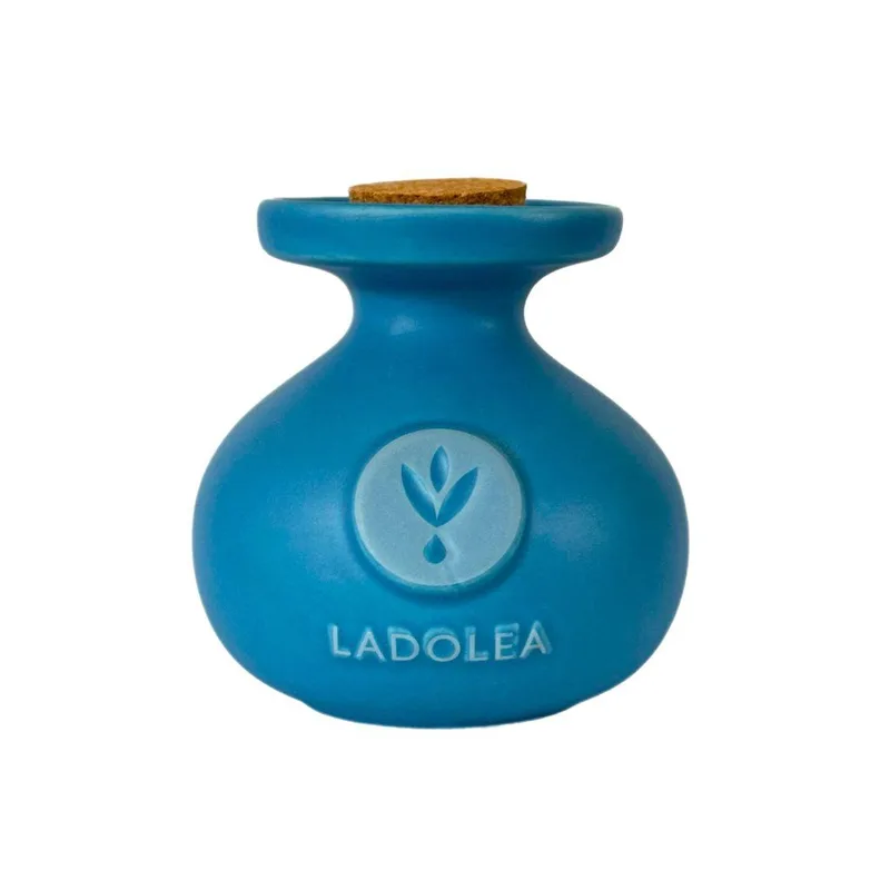 Dárková kolekce ochucených olivových olejů a balsamiko v ručně vyrobených amforkách 80ml Ladolea