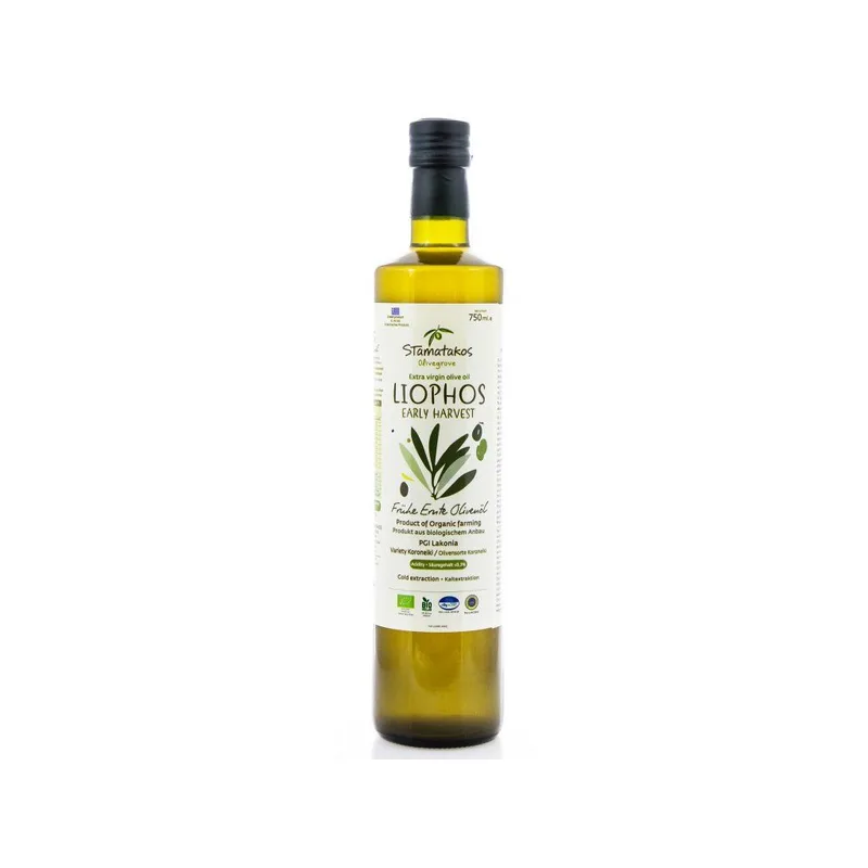 EARLY HARVEST LIOPHOS BIO extra panenský olivový olej PGI Lakonia 250ml STAMATAKOS