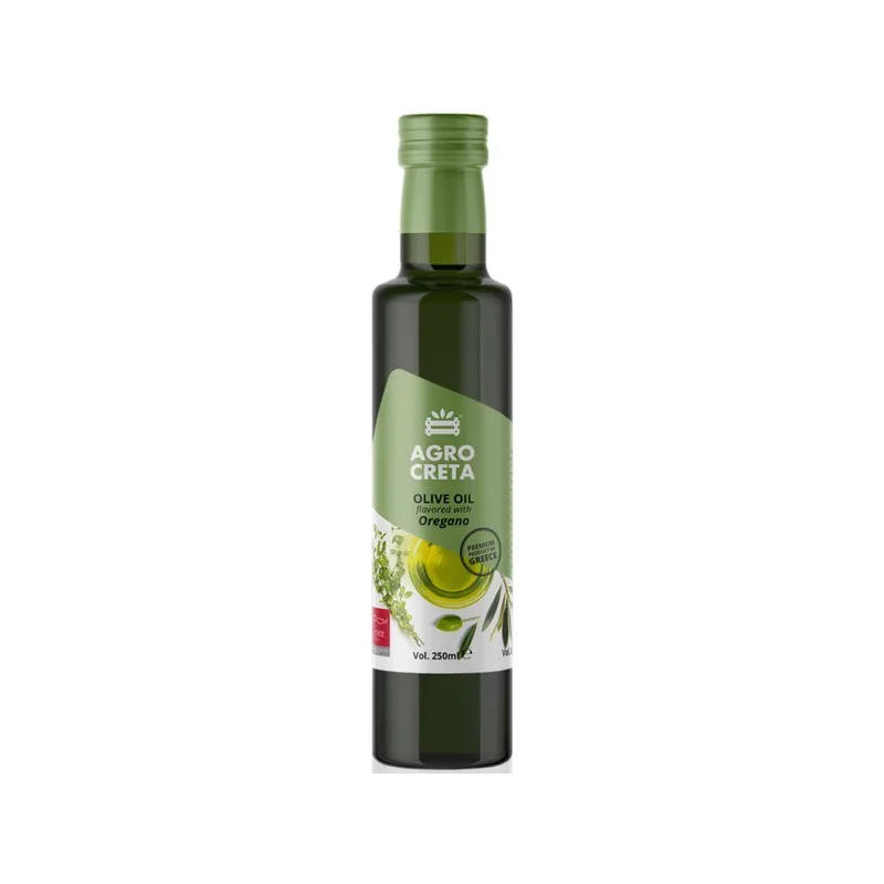 Extra panenský olivový ochucený oreganem 250 ml Agrocreta