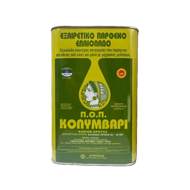 Extra panenský olivový olej 3 l P.D.O. Kolymbari
