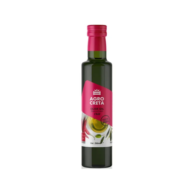 Extra panenský olivový olej ochucený chilli 250 ml Agrocreta