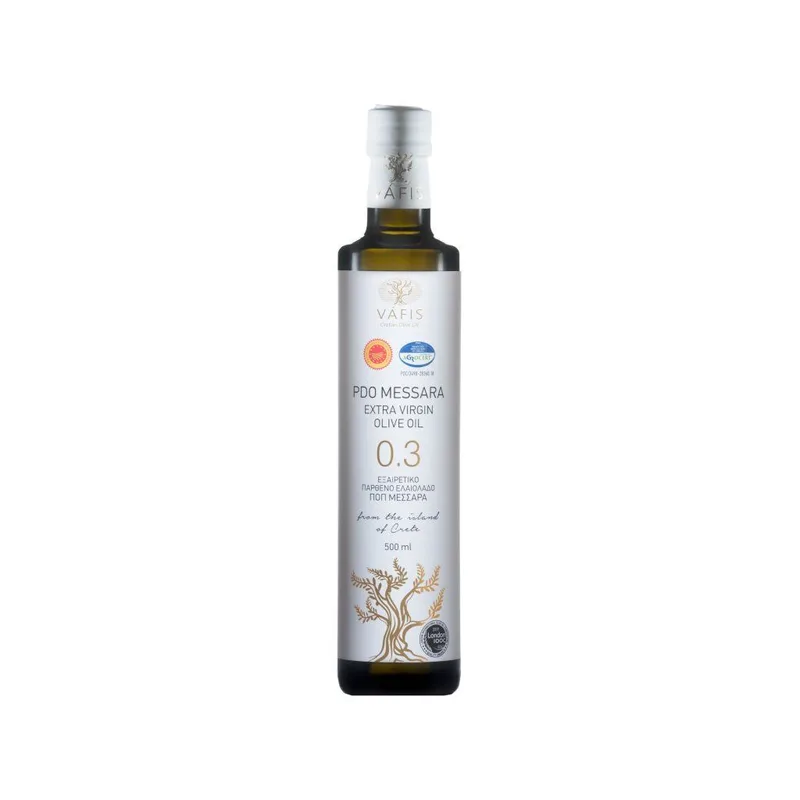 Extra panenský olivový olej PDO Messara kyselost 0,3% 500ml - Vafis