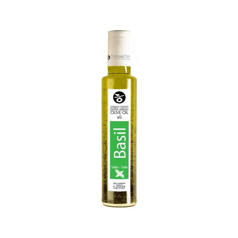 Extra panenský olivový olej s bazalkou 250ml PREMIUM CRETE