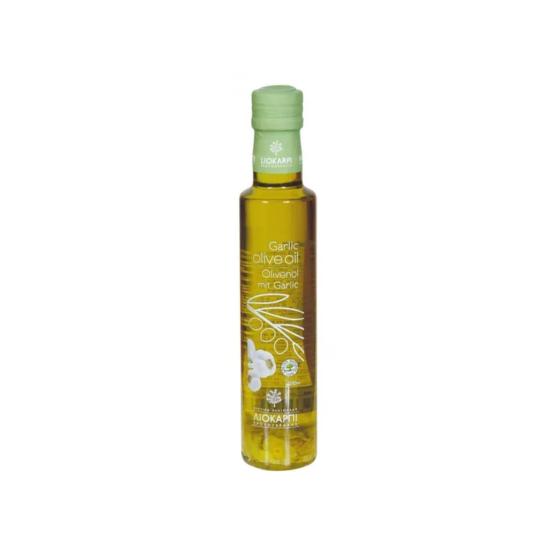 Extra panenský olivový olej s česnekem 250ml Liokarpi Protogerakis