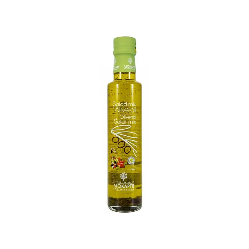 Extra panenský olivový olej s mixem koření na salát 250ml Liokarpi Protogerakis