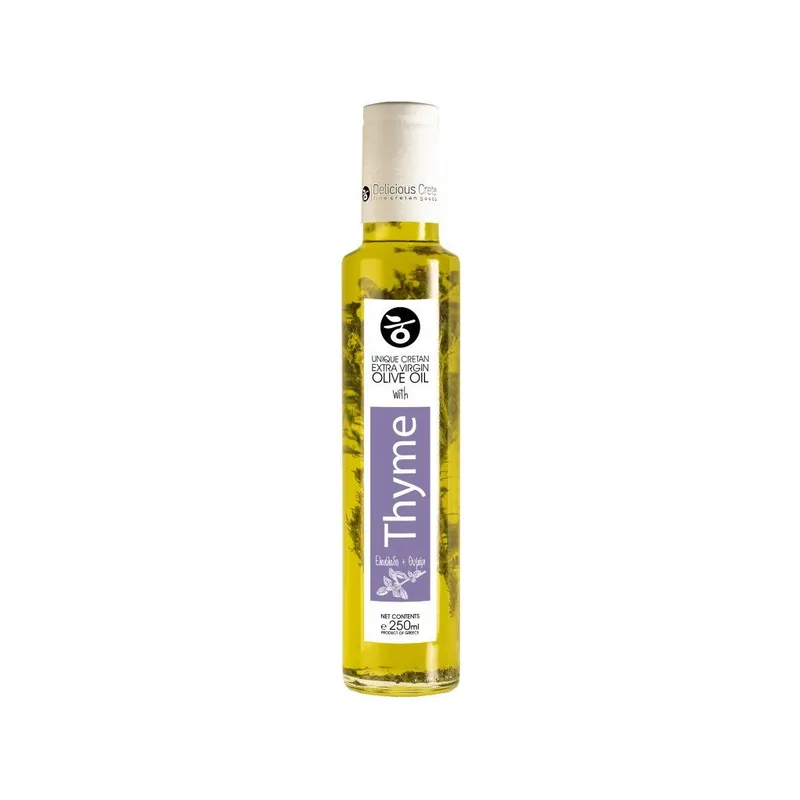 Extra panenský olivový olej s tymiánem 250ml PREMIUM CRETE