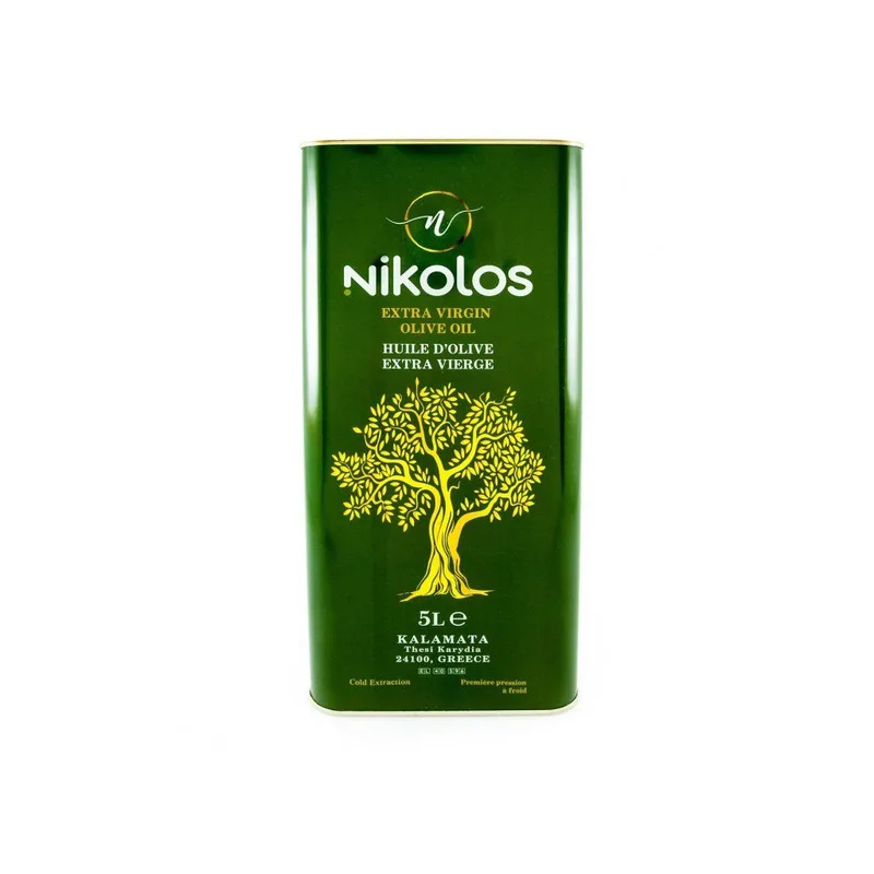 Nikolos Kalamata Extra panenský olivový olej 0,3% 5 l - plech